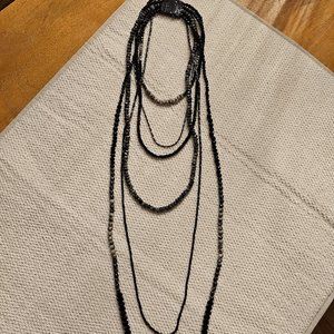 Long natural stone necklace Caroline Neron